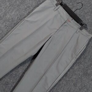 J.Lindeberg Pants Mens‎ 33x32 Gray Performance Golf Trousers Polyester Logo